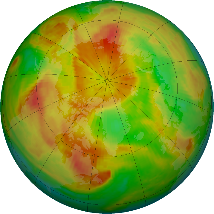 Arctic ozone map for 04 May 2002